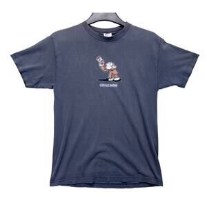 To‎ The Edge Graphic T Shirt Smile Now Cry Later Gray Cotton Tee M